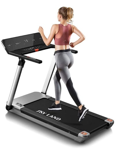 اشتري Mini Pro Foldable Treadmill Machine With 4HP Powerful Motor | Walking Pad Under Desk Treadmill With Large LED For Home Use| Running Treadmill With 12 Pre-set Programs في الامارات