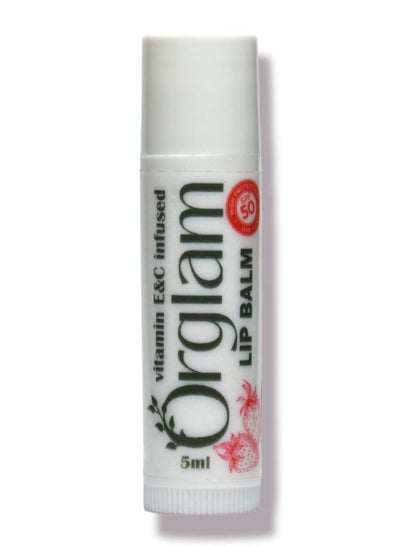 Buy Orglam Strawberry Lip Balm (SPF 50+) (Vitamin E&C infused) in Egypt