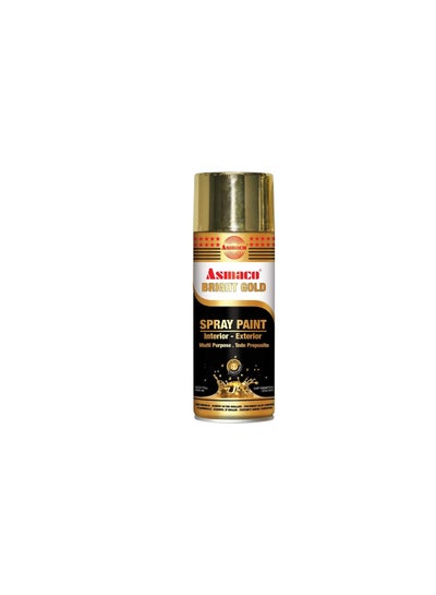 Buy Asmaco Spray Paint Bright Gold - 12 Pcs In 1 Box in UAE