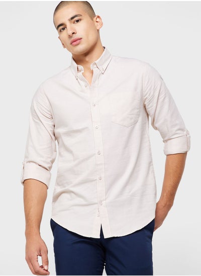 Buy Long Sleeve Oxford Shirt in UAE