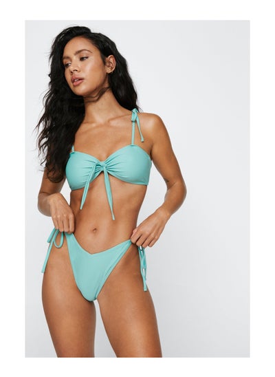 اشتري Recycled Tie Front V Bikini Set في السعودية