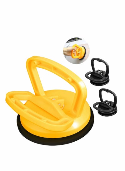 Buy Suction Cup Lifter for Car Dent Repair,Large Puller, Powerful Glass Handle Lifter, Glass,Tiles, Mirror, Granite Lifting and Objects Moving(3 Pack) in Saudi Arabia