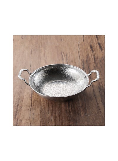 Buy New Stainless Steel Flat Bottomed Dry Pan in Saudi Arabia