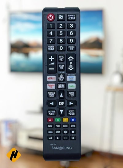 Buy Samsung Remote Control For Samsung LCD And LED TV Black in Saudi Arabia