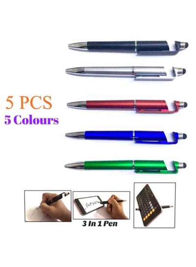 اشتري قلم تاتش للكتابة وللأجهزة الذكية وحامل موبايل ٥ قلم في مصر
