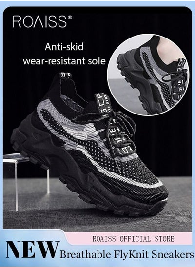 اشتري Colorblock Running Shoes for Women Sneakers Breathable Mesh Surface Trainers Casual Jogging Walking INS Trendy Casual Lightweight Comfy  for Young Ladies Students Teenagers All Seasons Wearable في السعودية