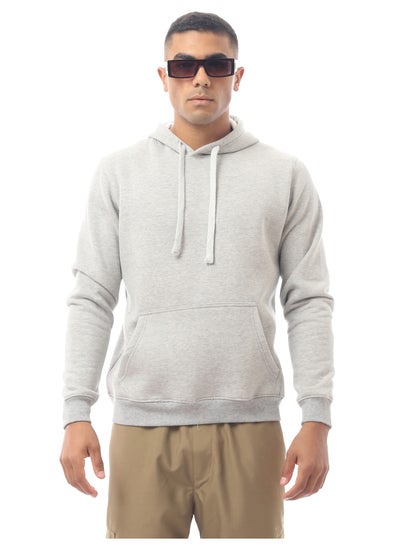Buy Heather Grey Comfy Hooded Sweat Shirt in Egypt