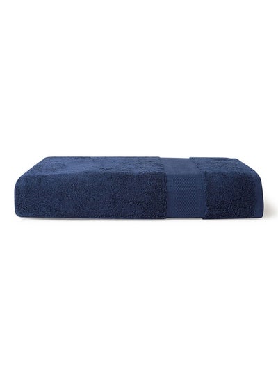 اشتري New Generation Bath Sheet 450 GSM 100% Cotton Terry 80x160 cm -Soft Feel Super Absorbent Quick Dry Blue في الامارات