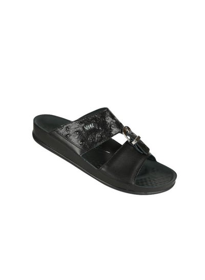 Buy Vital Mens Sandals Vital Thomas Nappa 09111S3832699 Black in UAE