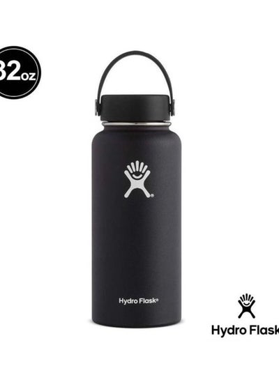 Buy Vacuum Insulated Water Bottle 946ml Black in UAE