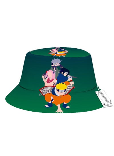 Buy Naruto Printed Casual Sunshade Fisherman's Hat in Saudi Arabia