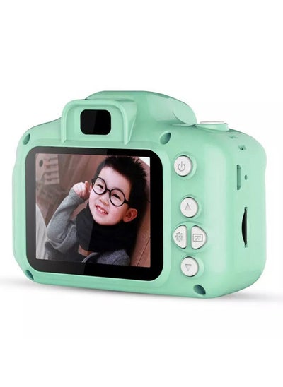 اشتري Children Digital Camera Kids Selfie HD Digital Video Cameras SD Card Supported(Green) في الامارات