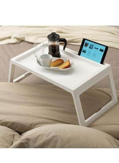 Buy White foldable bedside table in Saudi Arabia