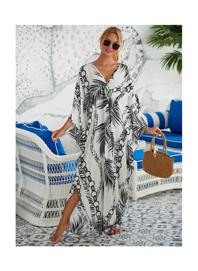 Buy Beach Printed Robe Sunscreen Cover in UAE