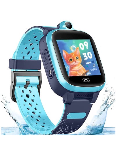 Buy 4G GPS Smart Watch for Kids Boys Girls Watches SOS Emergency Alarm Waterproof Smartwatch with Text Video Call HD Camera Touch Screen Phone Watch Tracker Real Time Tracking Best Gift For Kids in UAE