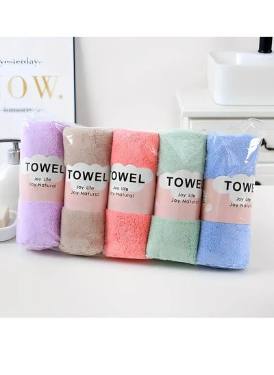 اشتري 5pcs Multi-purpose Cleaning Towels, Soft Face Towels, Bath Towels في السعودية