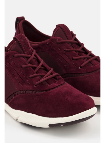 Buy Women D Nebula S A Lace Up Casual Shoes, Maroon in UAE