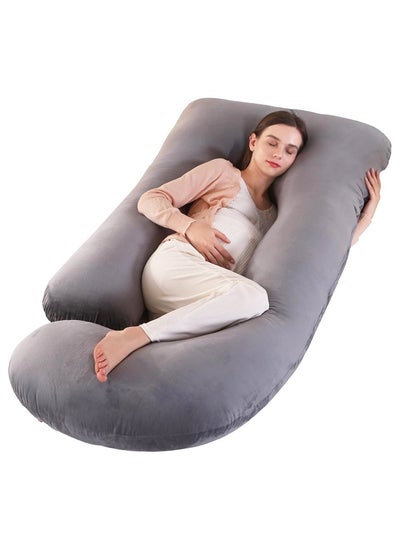 Buy U-Shaped Pregnancy Pillow  Full Body Maternity Support Pillow(62"x 28") in Saudi Arabia