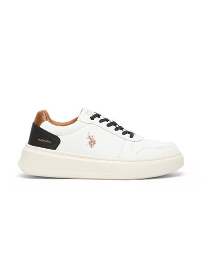 اشتري Men's Off-White Low-Top Casual Sneakers – Classic Design with Durable Sole for Everyday Comfort في الامارات