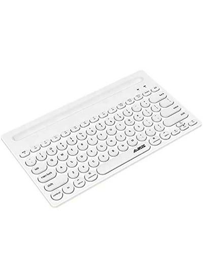 اشتري 320I Bluetooth Keyboard 79 Keys USB Receiver 2.4G Wireless Technology White في الامارات