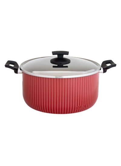 Buy Newflon Cooking Pot With Steel Lid Size 32 cm in Saudi Arabia