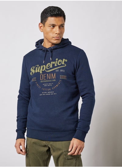 Buy Front Graphic Pullover Hoodie in UAE