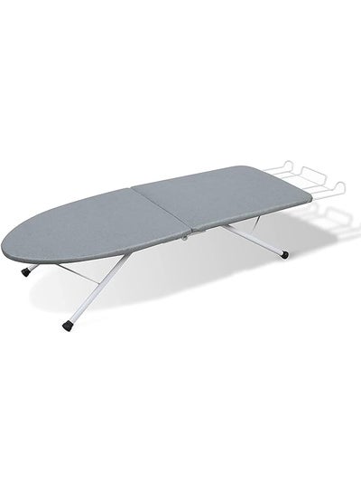 Buy Ironing BoardTabletop Foldable Small Iron Board With Steam Iron Rest Portable Ironing Board With Lightweight Heat Resistant Cover And 100% Cotton Pad For Laundry Home 97 * 30 * 19Cm in Saudi Arabia