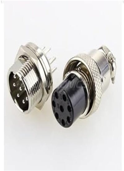 Buy GX16-10 Pole Metal Male Female Panel Connector in Egypt