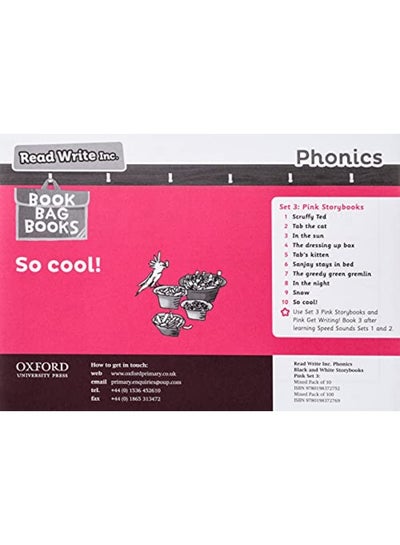 Read Write Inc. Phonics: Black and White Pink Set 3 Storybooks Mixed ...