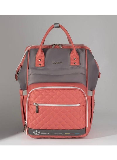 Buy Grey/Pink  Diamond 7TH Edition Waterproof Original Diaper Bag in Egypt