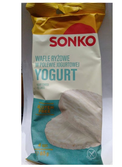 Buy Yogurt Coated Rice Cakes 65 g in UAE