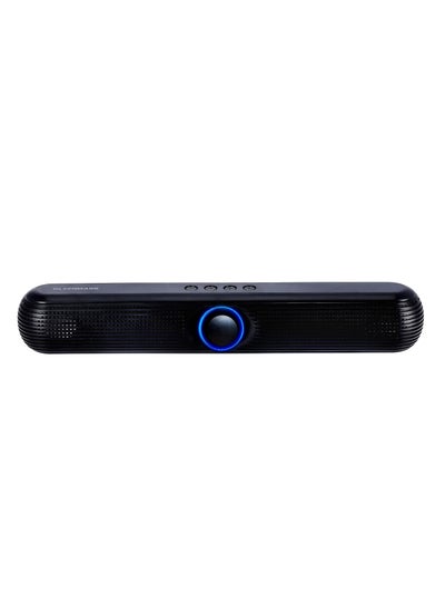 اشتري Wireless Speaker Bluetooth FM USB TF Card AUX Input TWS 2x6W Speaker Mini Sound Bar for PC Home Theater في الامارات