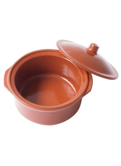 Buy Spanish Clay Pot Cocotte Mud Pot 28cm in UAE