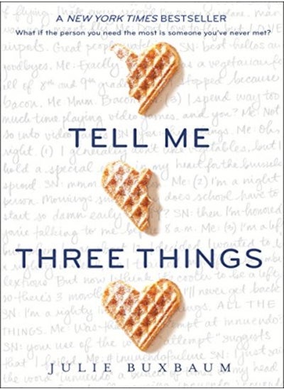 اشتري Tell Me Three Things by Buxbaum Julie Paperback في الامارات