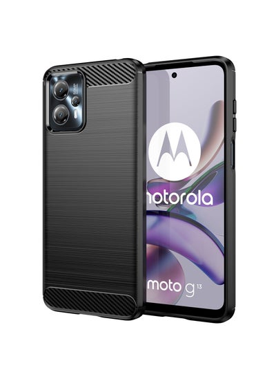 Buy Protective Case Cover for Moto G23 Black in UAE