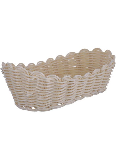 اشتري Sunnex C06002 Rattan Basket, Beige في الامارات