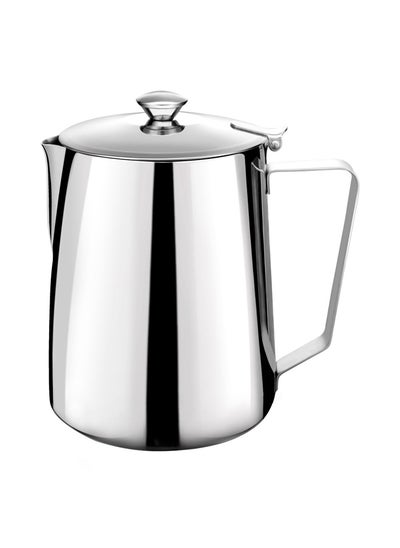 Buy Stainless steel milk pot, Coffee pot, Silver, 1300 ml in Saudi Arabia