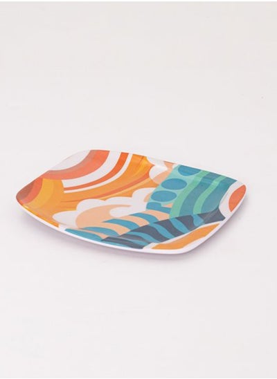 Buy Bright Designs Melamine Small Plate Set of 6
  (L 18cm W 18cm)AI in Egypt