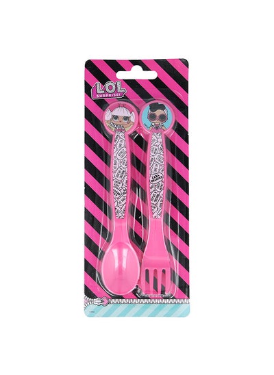 اشتري Disney Cutlery Pp 2Pcs Set Lol Surprise Rock On في الامارات