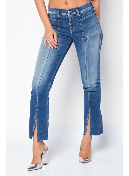 اشتري Women Slandy Super Skinny Fit Wash Stretchable Denim, Blue في الامارات