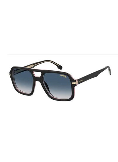 Buy Men's UV Protection Square Sunglasses - CARRERA 317/S BLUE 55 Lens Size: 55 Mm Black Strip in Saudi Arabia