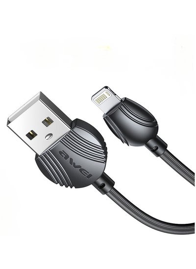 اشتري AWEI-CL-63-Data sync charging and transfer cable-Multi-use-IOS output-Fast charging 2.5A-Fast transfer-Untangled-Long life-Elegant design with the latest materials في مصر