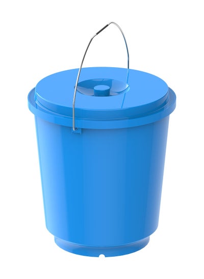 اشتري EX 18L Round Plastic Bucket with Steel Handle في السعودية