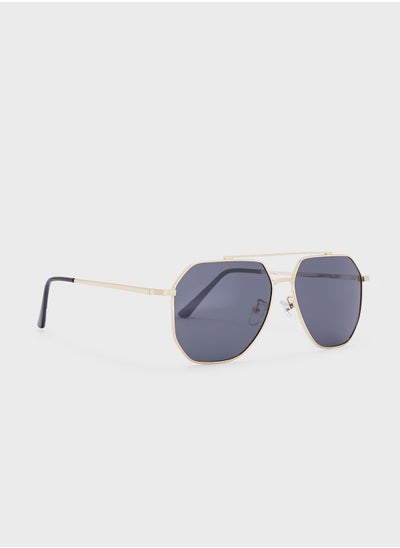 اشتري Polarized Lens Square Aviator Sunglasses في الامارات