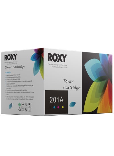 Buy HP 201A 201X Compatible toner (SET) For HP 201A 201X / CF400A CF401A CF402A CF403A Color LaserJet Pro MFP M277dw M277c6 M252dw M252n M252 M277 M277n 277dw Ink Printer (Black, Cyan, Magenta, yellow) in Saudi Arabia