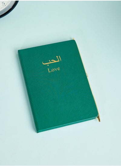 Buy A6 Hardcover Notebook With Metallic Pen in UAE