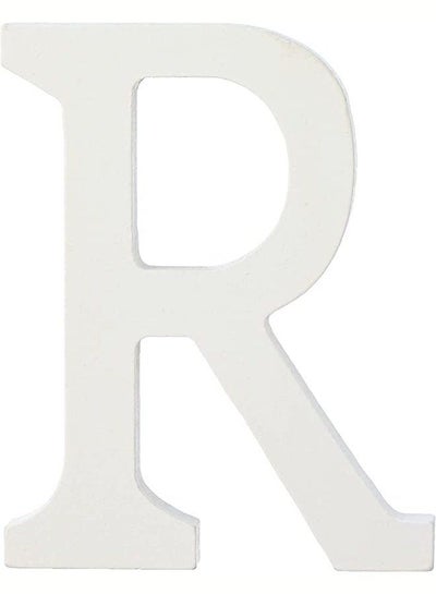 Buy R-Shaped Paintable Wooden Large Letter in Egypt
