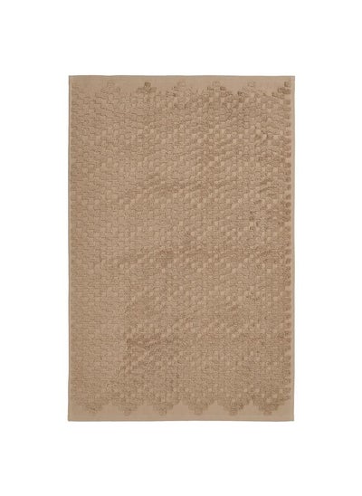 Buy Bath Mat Beige 50X80 Cm in Saudi Arabia