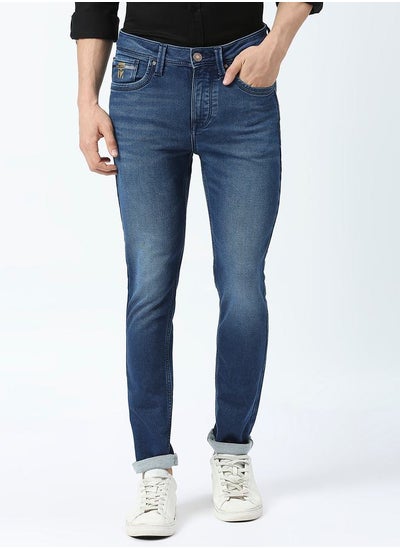 Buy Mid Rise Skinny Jeans with Pocket Construct in Saudi Arabia