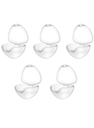 Buy 5 Pack Dummy Case, Transparent Pacifier Case Soother Pod Pacifier Holder Box for Kids in Saudi Arabia